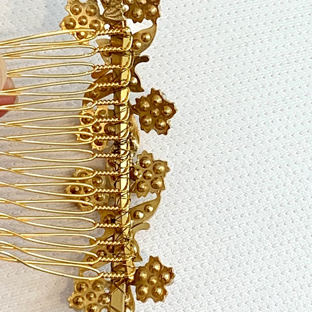 custom rhinestone pearl wedding hair accessory - Picture 15 of 15